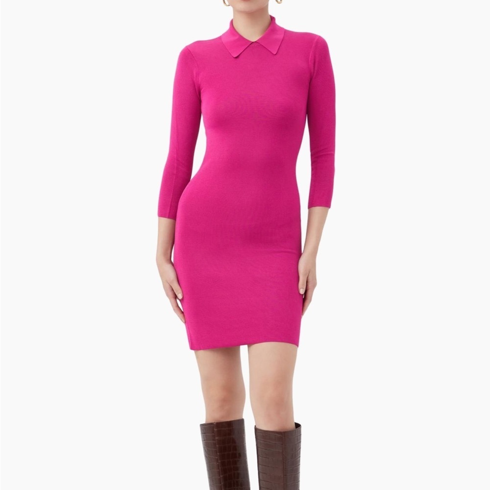 Trina Turk Bookish Collard Minidress